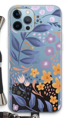Flowers with blue leaves