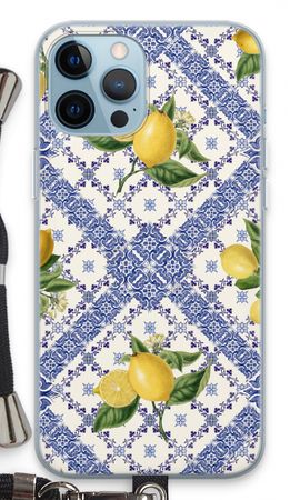 Blue tiles and lemons