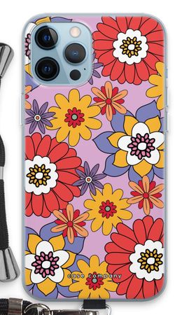 Retro Flowers - Purple