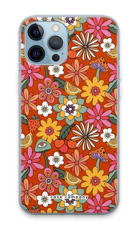 Retro Flowers - Red
