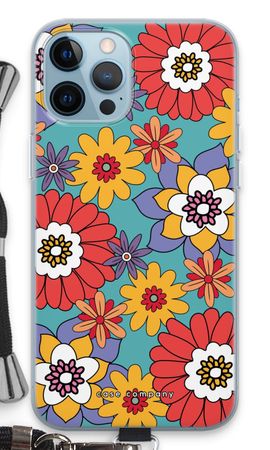 Retro Flowers - Blue