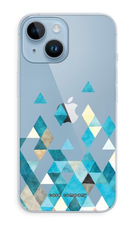 Coloured triangles blue
