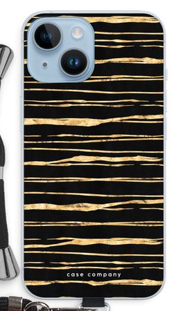 Goldfarbene Streifen