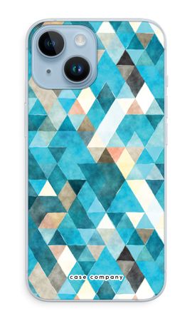 Coloured triangles blue