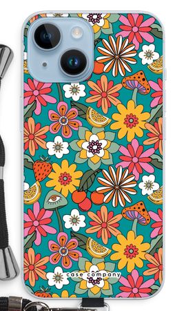 Retro Flowers N°2 - Blue