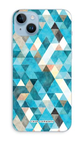 Coloured triangles blue