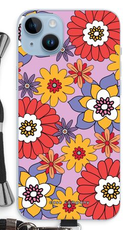 Retro Flowers - Purple