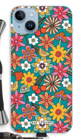 Retro Flowers N°2 - Blue