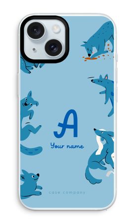 Playful Dogs Monogram