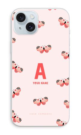 Rosy Butterflies Monogram