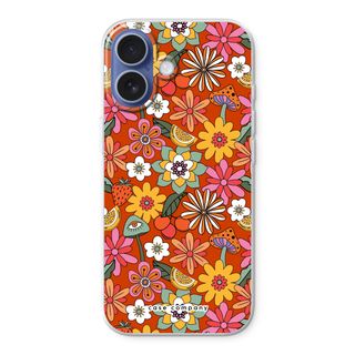 Retro Flowers - Red