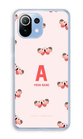 Rosy Butterflies Monogram