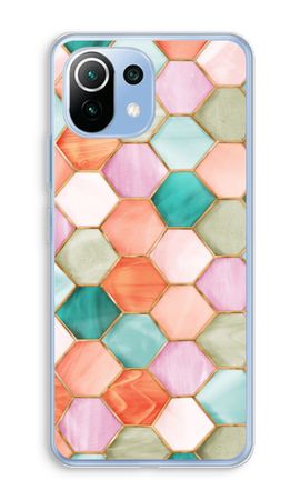 Hexagons in stained glass