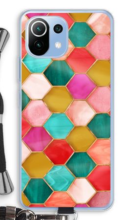 Hexagons in stained glass