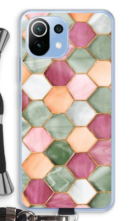 Hexagons in stained glass