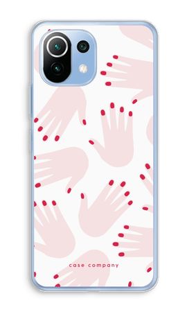 Hands pink