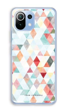 Coloured triangles pastel