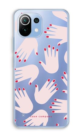 Hands pink
