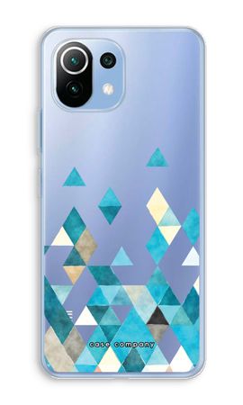 Coloured triangles blue