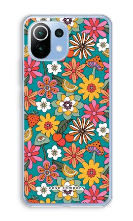 Retro Flowers N°2 - Blue