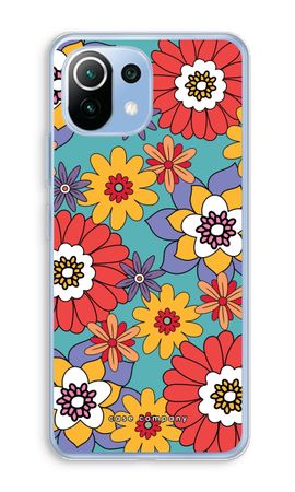 Retro Flowers - Blue