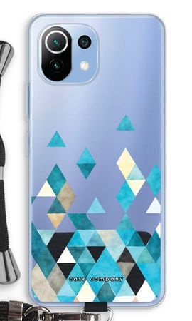 Coloured triangles blue