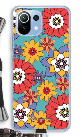 Retro Flowers - Blue