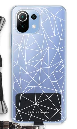 Geometric lines white