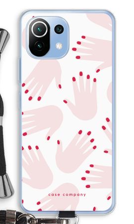 Hands pink