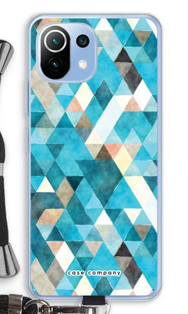 Coloured triangles blue