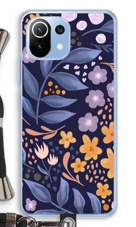 Flowers with blue leaves