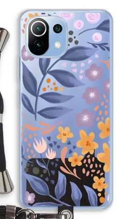 Flowers with blue leaves