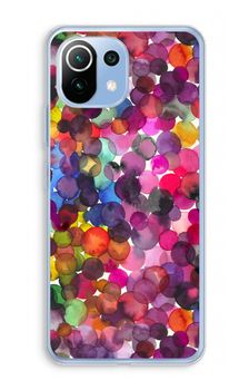 Überlappende Aquarell-Punkte