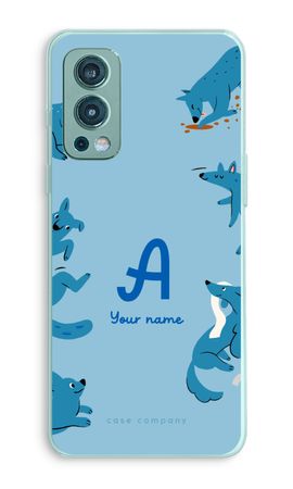 Playful Dogs Monogram