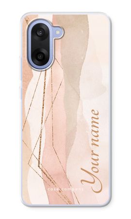 Gold Lines Namecase - Blush