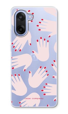 Hands pink
