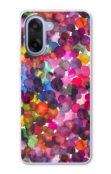 Points d'aquarelle superposés