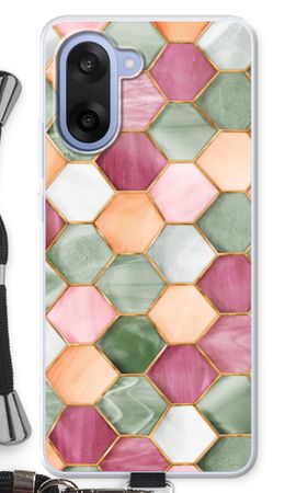 Hexagons in stained glass