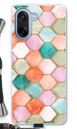 Hexagons in stained glass