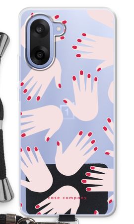 Hands pink