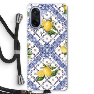 Blauwe tegels en citroenen