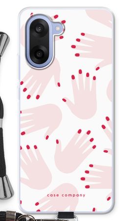 Hands pink