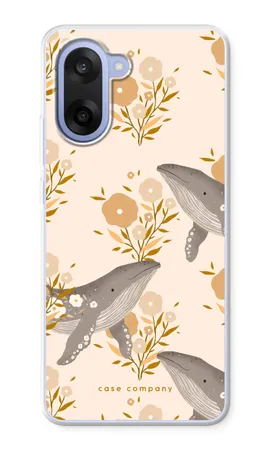 Floral Whales, Miękkie etui OnePlus Nord CE5