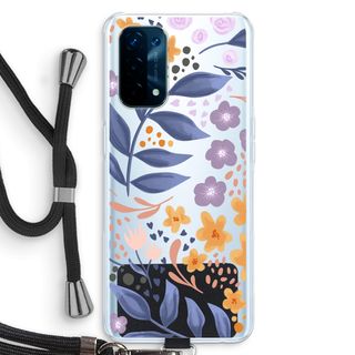 Flowers with blue leaves