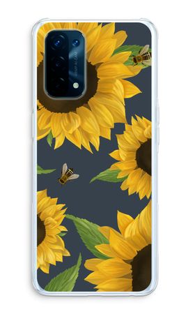 Sunflower and bees