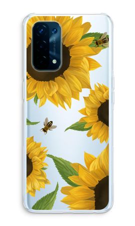 Sunflower and bees
