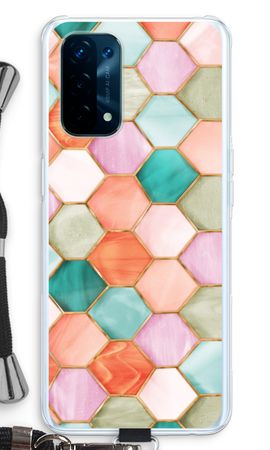 Hexagons in stained glass