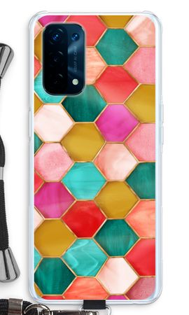 Hexagons in stained glass