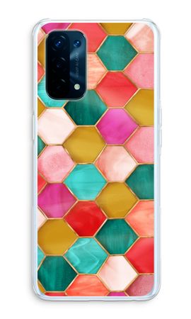 Hexagons in stained glass