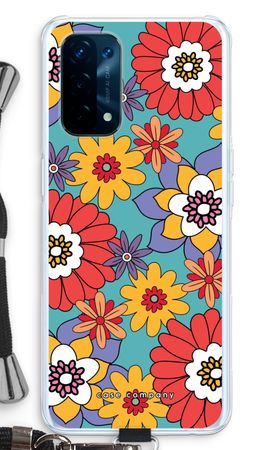 Retro Flowers - Blue